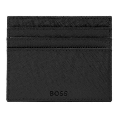Etui na karty Double B Saffiano Black Czarny HLC526A (2)