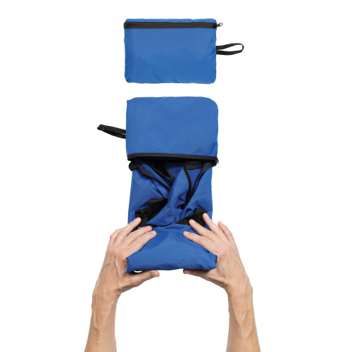 Składana torba sportowa, podróżna Dillon AWARE RPET™ Niebieski P763.1805 (4)