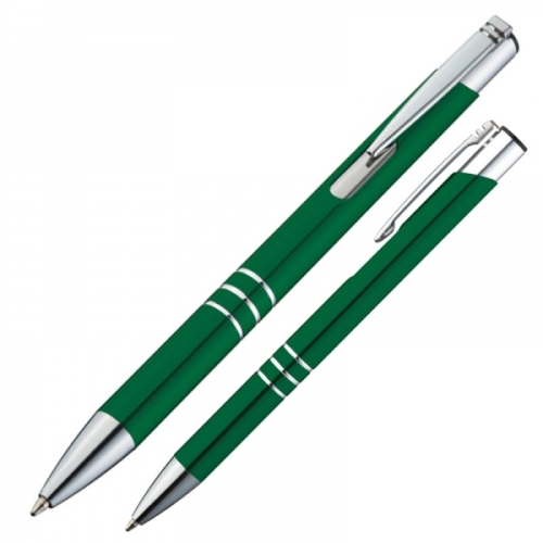Długopis metalowy ASCOT zielony 333909 (1)