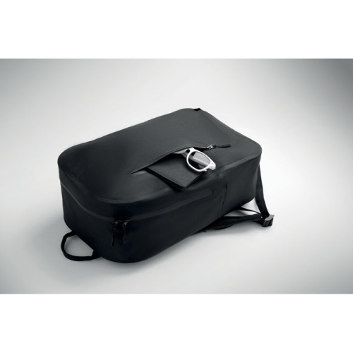 Plecak komputerowy 300D RPET Czarny MO2600-03 (10)