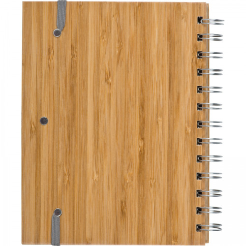 Notatnik A5 w linie z papieru z recyklingu FRANCESCA Brązowy 2890901 (7)