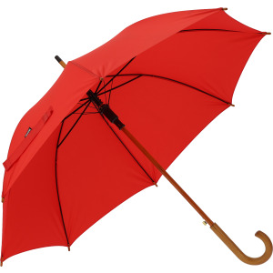 Parasol automatyczny Ø105 rPET HASSELT Czerwony