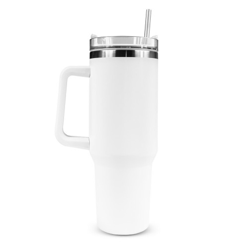 Kubek termiczny 1200 ml z ergonomicznym uchwytem | Stasimus Biały VA060-02 (5)