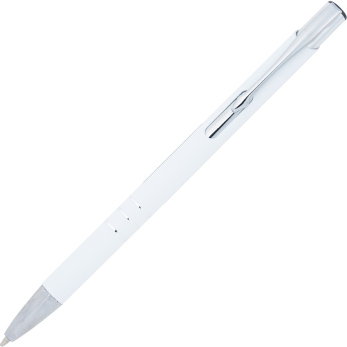 Długopis metalowy soft touch NEW JERSEY Biały 055506 (2)