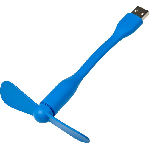 Wiatrak USB do komputera niebieski V3824-11 