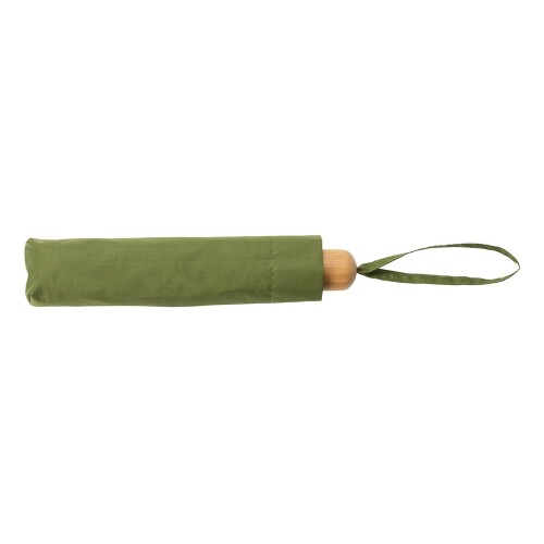 Mały bambusowy parasol 20,5" Impact AWARE™ RPET, składany zielony P850.577 (2)