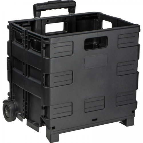 Wózek na zakupy składany KAREN Czarny 6386103 (2)