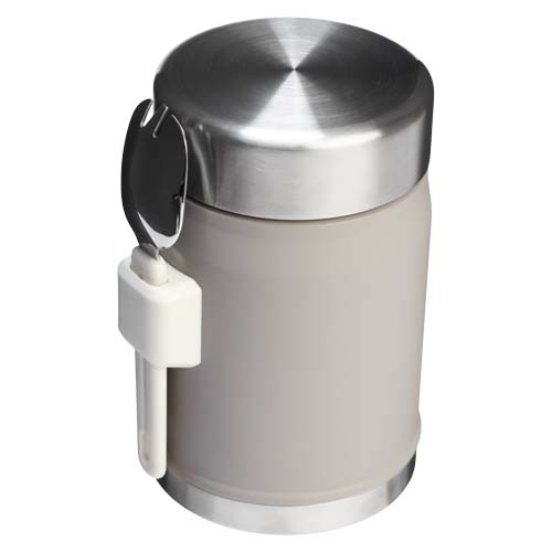 Słoik na żywność Stanley Legendary z łyżko-widelcem, o pojemności 400 ml Szary 10088182 (1)