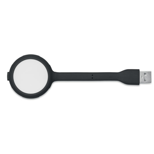Lampka LED i rozdzielacz usb w Czarny MO8670-03 (3)