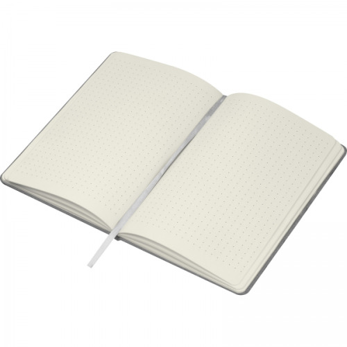 Notatnik A5 w kropki z papieru z recyklingu AGNESE Szary 2179907 (3)