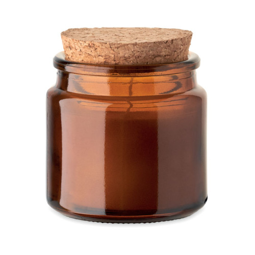 Świeca z wosku roślinnego 70gr Brazowy MO2707-01 