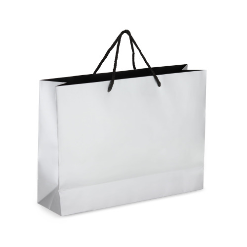 Papierowa torba prezentowa 40 x 12 x 30 cm 200 g/m² Srebrny LT91518-N0005 (1)