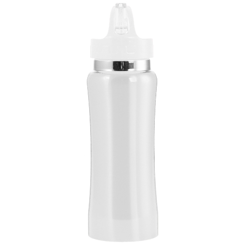 Bidon, butelka sportowa 600 ml biały V4656-02 (1)