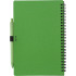 Notatnik ok. A5 ze słomy pszenicznej z długopisem zielony V0238-06 (2) thumbnail