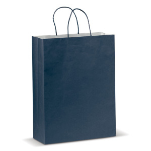 Duża Papierowa Torba Eco 120g/m² Ciemnoniebieski