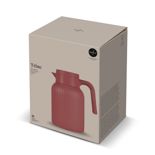 Karafka termiczna Sagaform Trine (z recyklingu) 1.5 L Ciemnoczerwony LT52137-N0020 (3)