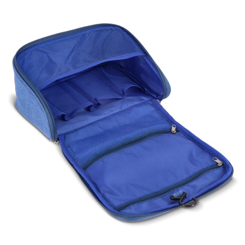 Torba podróżna na kosmetyki rPET 300D Kora Niebieski LT95396-N0011 (6)