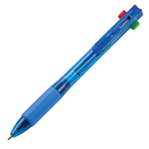 Długopis plastikowy 4w1 NEAPEL niebieski 078904 (2)