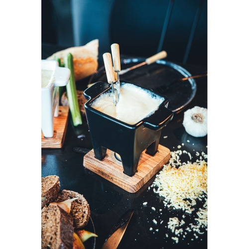 Zestaw do serwowania fondue BOSKA Tapas Fondue Nero Czarny VSB13-03 (17)