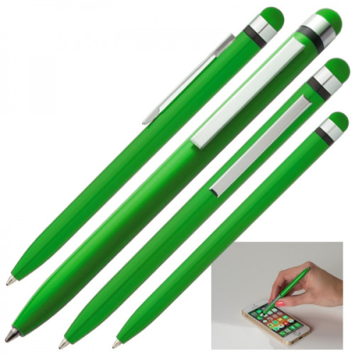 Długopis plastikowy touch pen NOTTINGHAM Zielony 045909 (1)