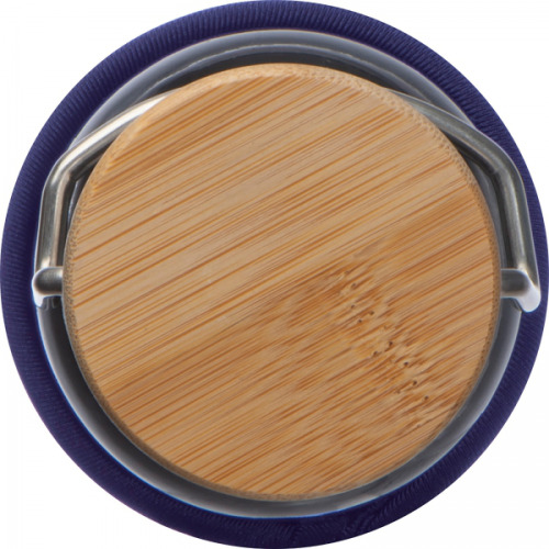 Butelka szklana z pokrowcem 600 ml RAMONA Granatowy 6318144 (7)