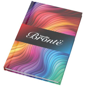 Notatnik A5 Novella Brontë z twardą okładką, błyszczący, 100 kartek