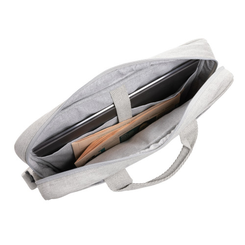 Torba na laptopa 15,4" AWARE™ Laluka, bawełna z recyklingu Szary P732.112 (3)