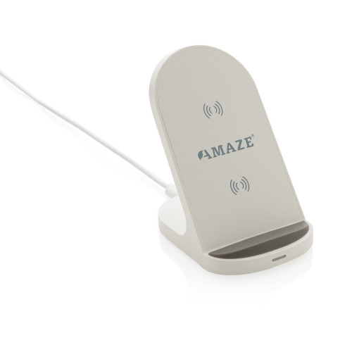 Ładowarka bezprzewodowa z podwójną cewką 15W Biały P308.523 (7)