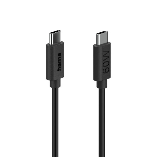 Kabel do ładowania Hama 60W Czarny VH017-03 (1)