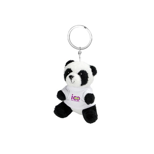 Bea, pluszowa panda, brelok czarno-biały HE763-88 (3)