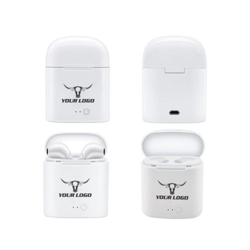 Bezprzewodowe słuchawki Bluetooth z ładowarką Biały EG 044706 (1)