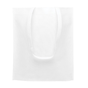 80g Torba z długim uchwytem z włókniny, zgrzewana na gorąco / Donbag Biały