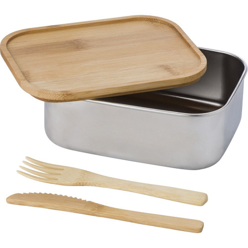 Pudełko śniadaniowe 600 ml Brązowy V9927-16 (1)