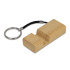 Bambusowy brelok z uchwytem na telefon Naturalny LT99719-N0094  thumbnail