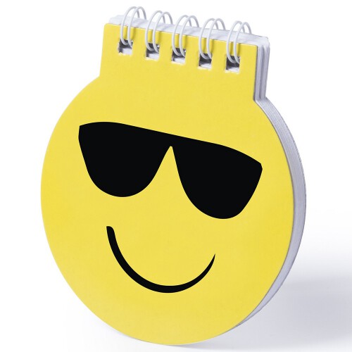 Notatnik "uśmiechnięta buzia" (smile) żółty V2834-08C 