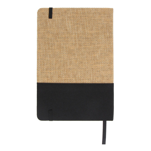 Notatnik z juty R-PET Czarny LT92077-N0002 (3)
