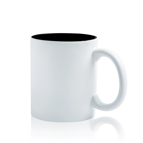 Gumowany kubek ceramiczny, 325 ml / Matte Popmug Czarny IP37005911 
