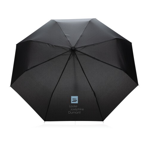Mały parasol automatyczny 21" Impact AWARE rPET czarny P850.581 (4)