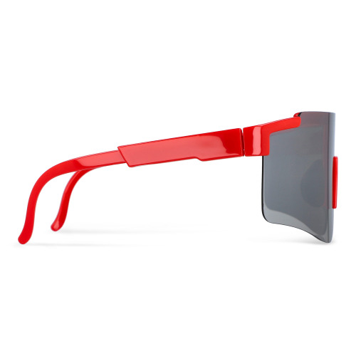 Sportowe okulary przeciwsłoneczne Tom R-PC z lustrzanymi soczewkami UV400 Czerwony LT86730-N0021 (3)