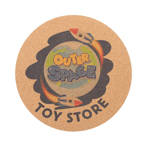 Korkowa podkładka pod mysz Brązowy V0264-16 (1)