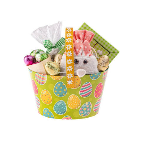 Koszyczek z Zajączkiem Easter Wielokolorowy TRA0006 