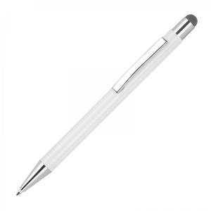 Długopis aluminiowy soft touch i touch pen JEAN Ciemnoszary