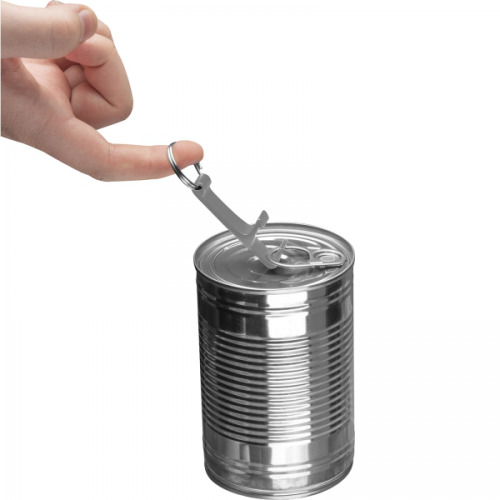 Brelok metalowy otwieracz do butelek ADRIANO Szary 8232507 (3)