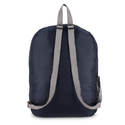 R-PET 190T Lekki plecak 30,5 x 12,7 x 42 cm 16 l Ciemnoniebieski LT95363-N0010 (2)
