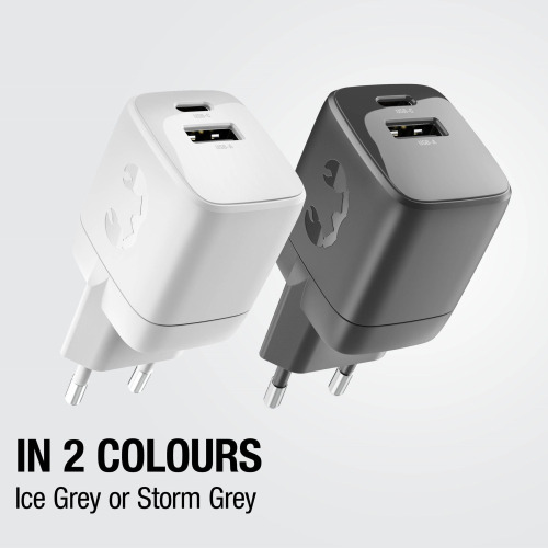 Fresh 'n Rebel Ładowarka 30W GaN USB-C i USB-A Jasnoszary LT49749-N0062 (6)