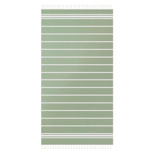 Bawełniany ręcznik hammam Jasnozielony V8299-10 (3)