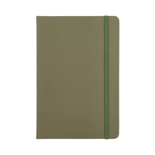 Notatnik A5 z tworzywa PU  Dried Green LT92066-N0049 (1)