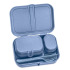 Zestaw 3 lunchboxów ze sztućcami Pascal ready organic blue Koziol Niebieski KZL3168671 (1) thumbnail