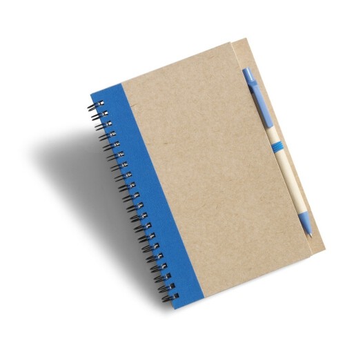 Notatnik z długopisem niebieski V2389-11 (12)