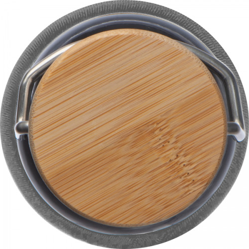 Butelka szklana z pokrowcem 600 ml RAMONA Szary 6318107 (7)